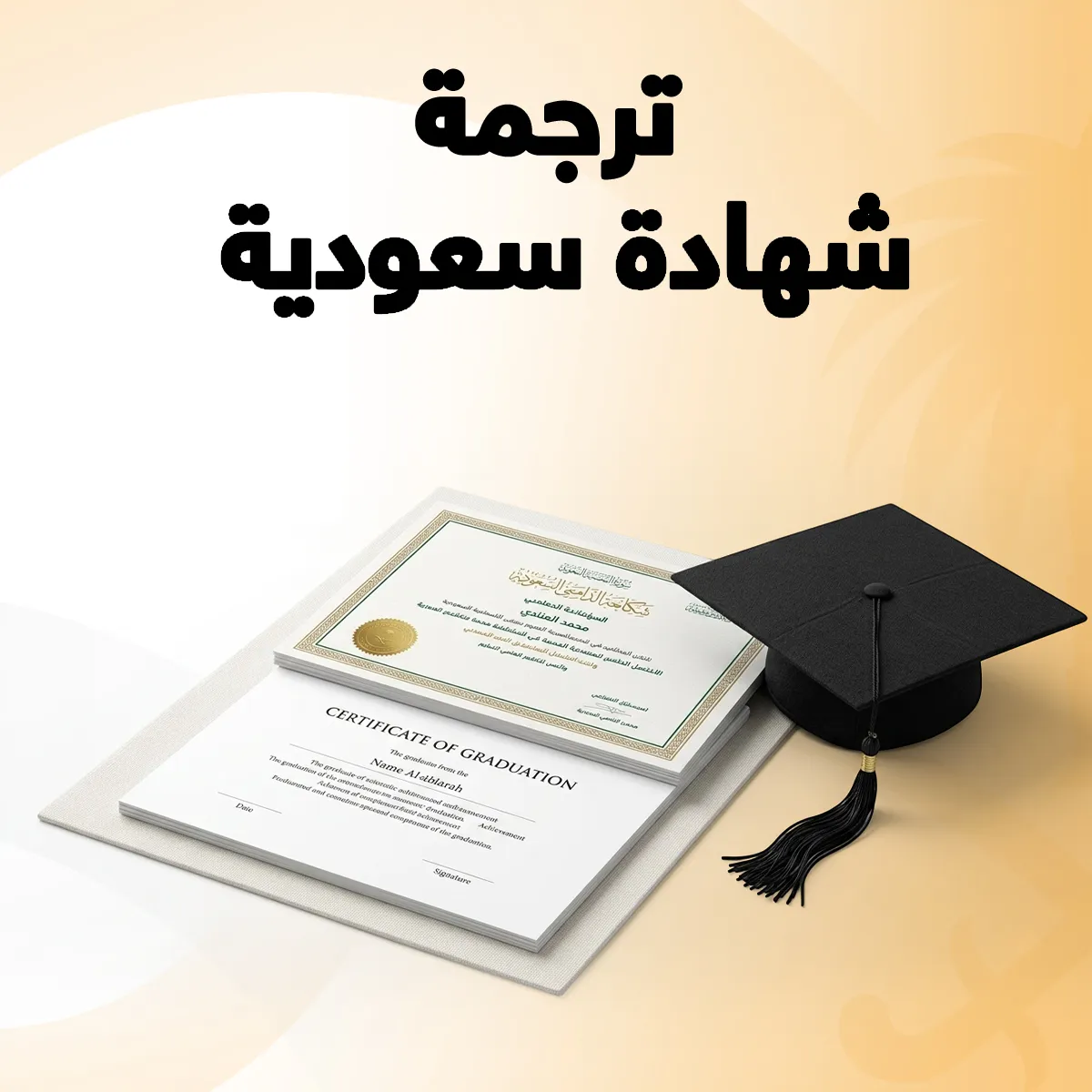 ترجمة شهادة خدمة ترجمة شهادة للدراسة في السعودية
