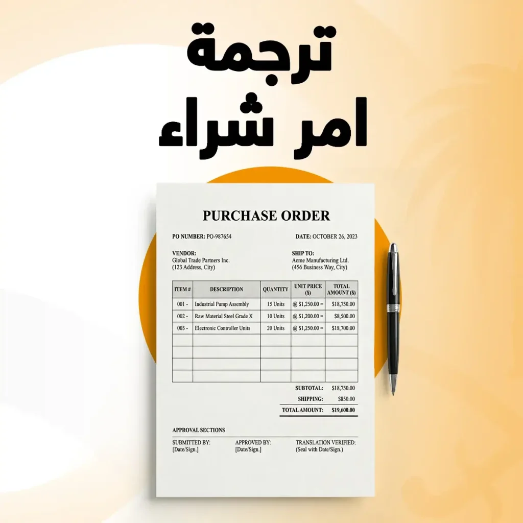 ترجمة امر شراء ترجمة امر شراء