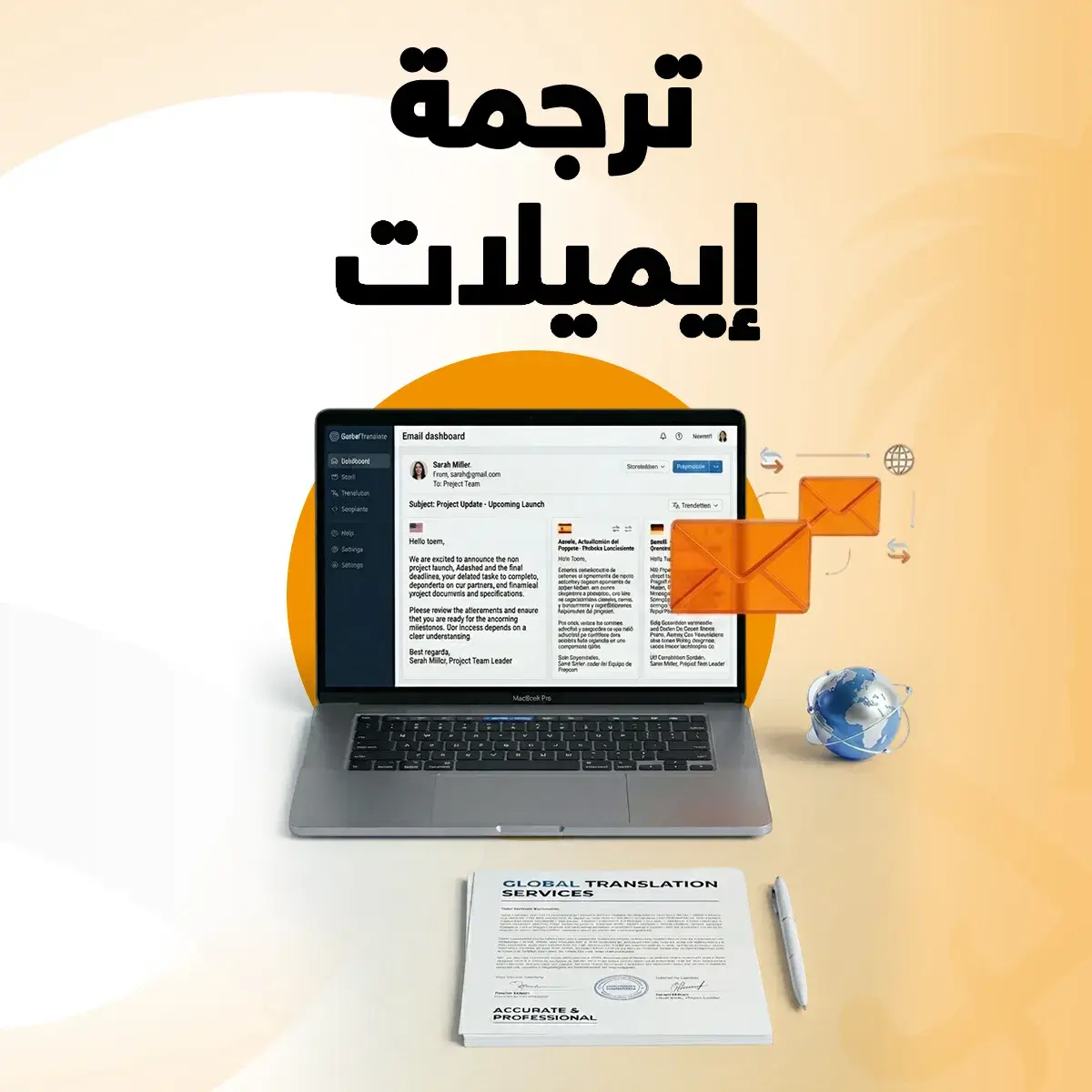 ترجمة ايميلات مكتب ترجمة ايميلات