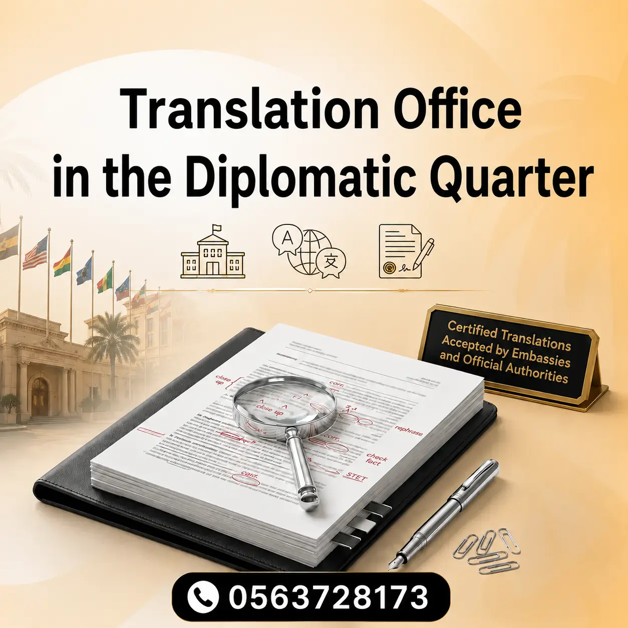 translation office the Diplomatic Quarter Translation Office in the Diplomatic Quarter
