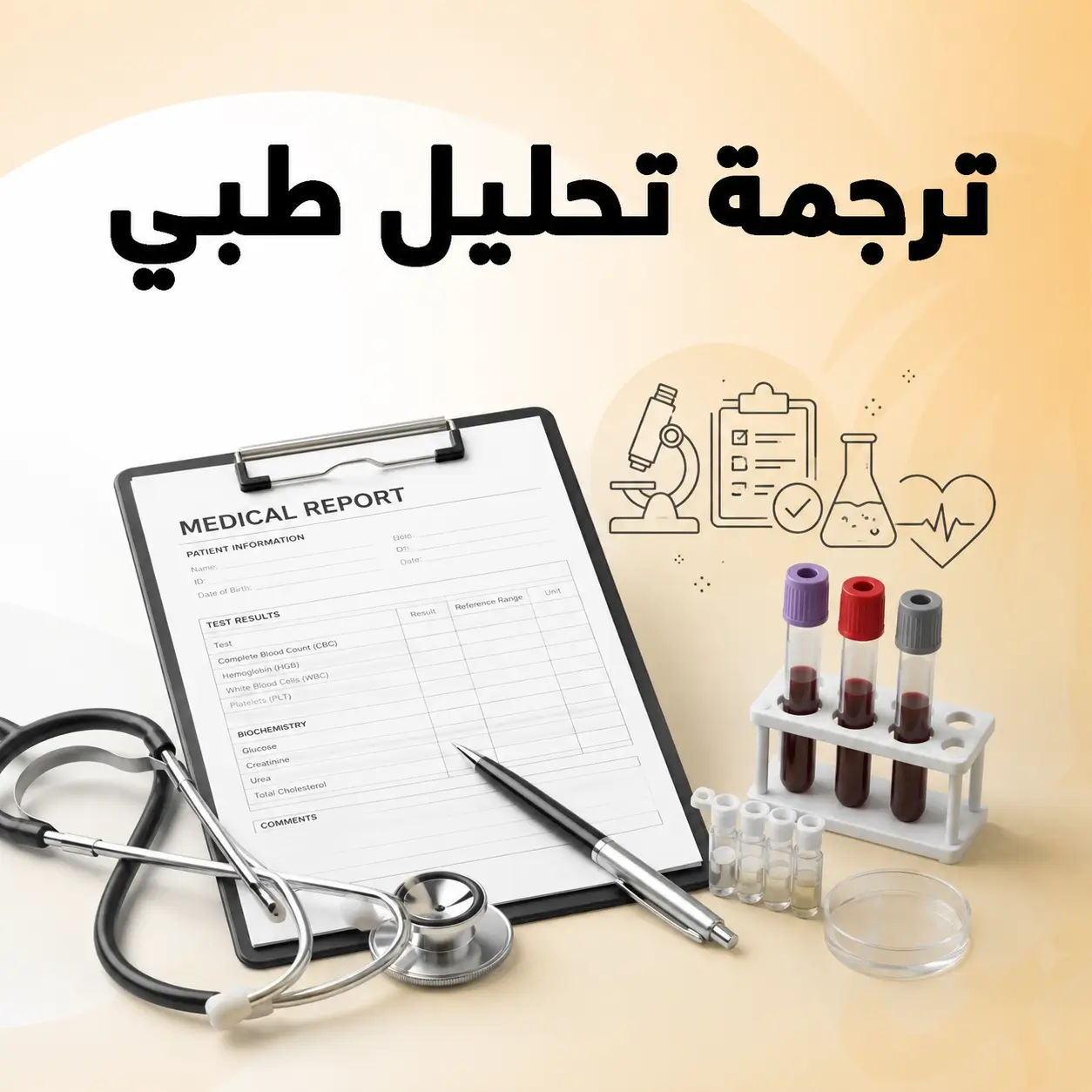 ترجمة تحليل طبي ترجمة تحليل طبي